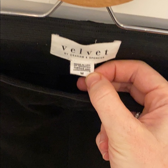 Velvet by Graham & Spencer faux suede leggings - Picture 2 of 5